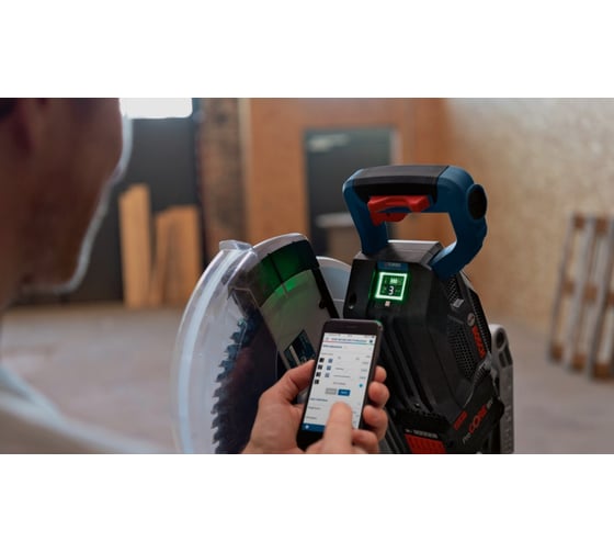 Аккумуляторная торцовочная пила Bosch GCM 18V-305 GDC СОЛО 0601B43000