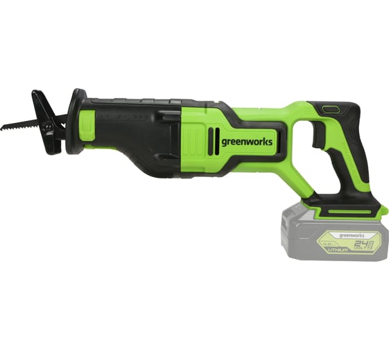 Аккумуляторная сабельная пила Greenworks GD24RS 1200407