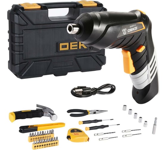 Аккумуляторная отвертка DEKO DKS4FU-Li 063-4152 1