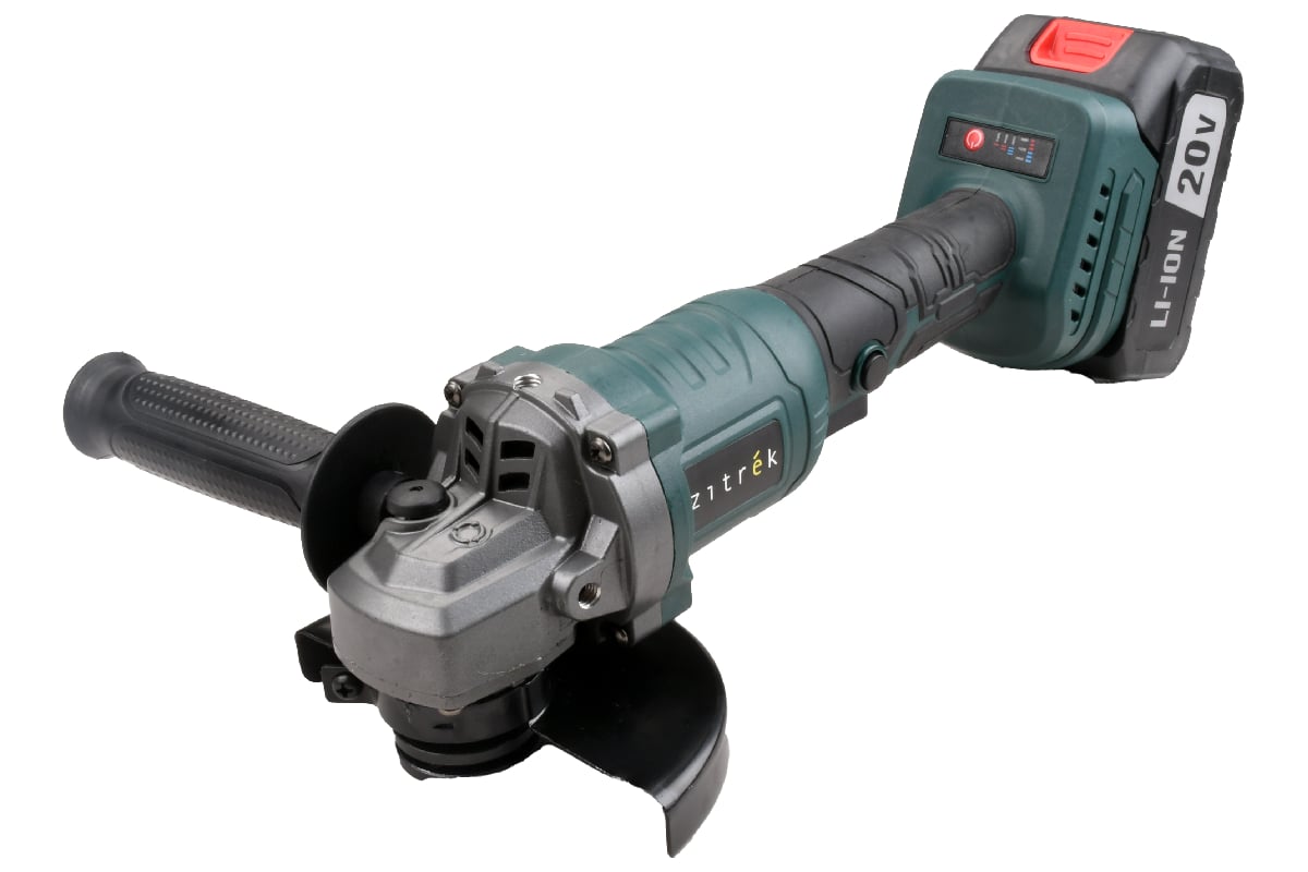 Углошлифовальная машина бесщёточная Zitrek ZKAG20-125, 125мм, 20В, 1x4 ...