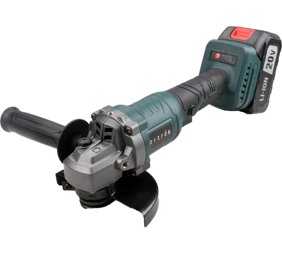 Углошлифовальная машина бесщёточная Zitrek ZKAG20-125, 125мм, 20В, 1x4.0Ач 085-1024