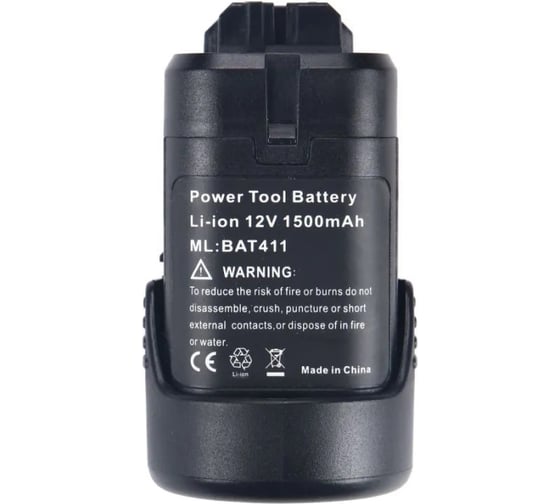 Аккумулятор для Bosch TopOn GBA 12V 2.0Ah (Li-ion) PN: 1600Z0002X TOP-BOS-GBA-12-2.0