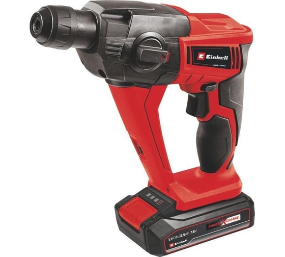 Аккумуляторный перфоратор Einhell PXC TE-HD 18 Li (1x2.5 Aч) кейс, набор буров 4514218
