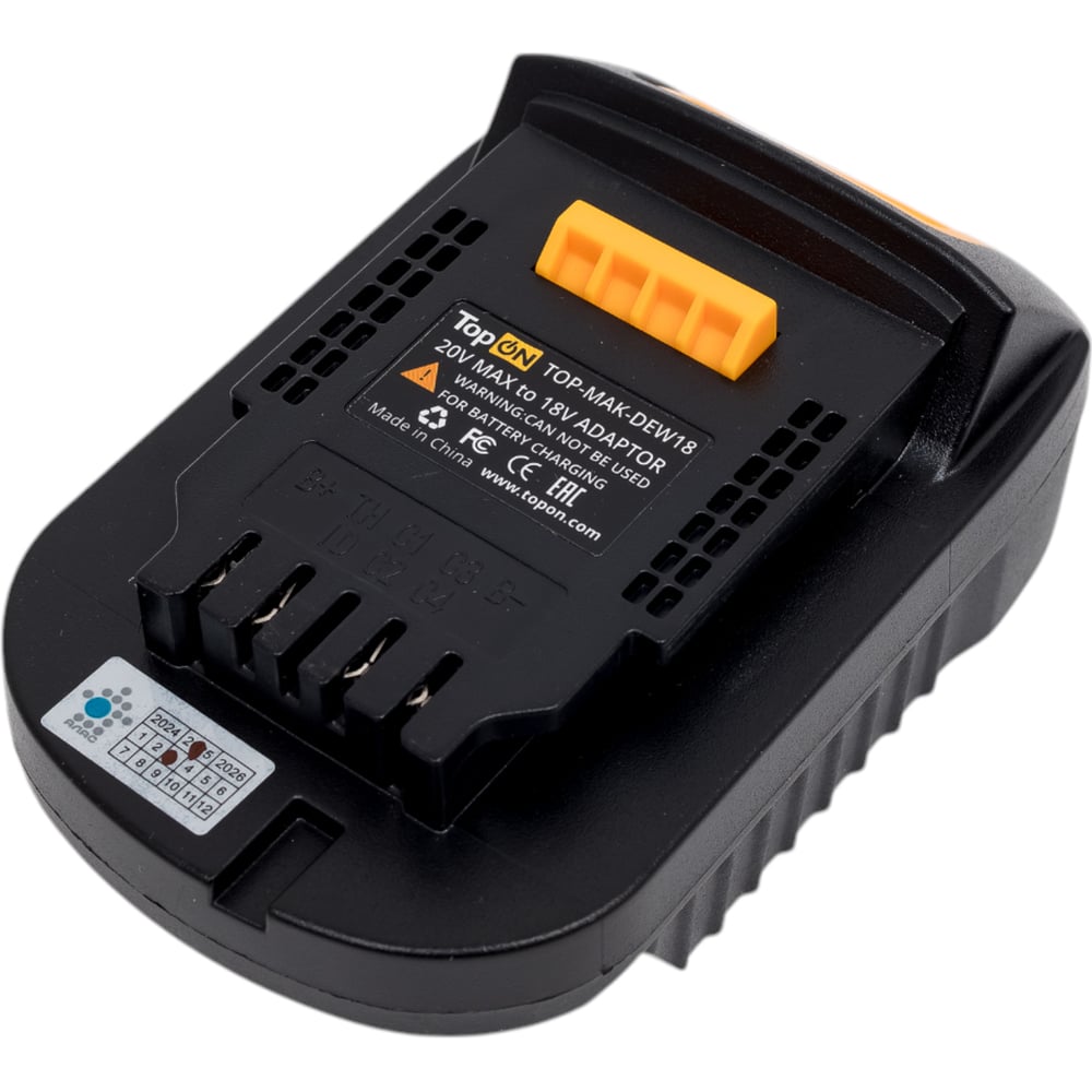 АдаптерTopOnдляMakita18VLi-ionBatteryдляDeWALT18V/20V,Li-ionbatteryTOP-MAK-DEW18/20