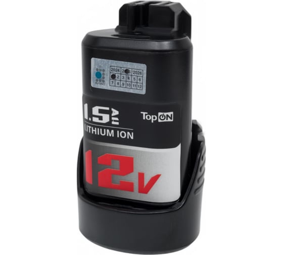 Аккумулятор TopOn для Bosch GBA 12V 1.5Ah (Li-ion) PN: 1600Z0002W TOP-BOS-GBA-12-1.5