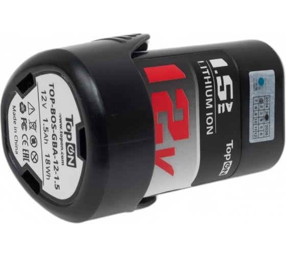 Аккумулятор TopOn для Bosch GBA 12V 1.5Ah (Li-ion) PN: 1600Z0002W TOP-BOS-GBA-12-1.5