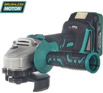 Аккумуляторная бесщеточная угловая шлифмашина MINLI 125mm Li-ion 18Vx2 DC201-4.0A