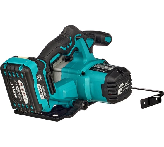 Аккумуляторная бесщеточная циркулярная пила MINLI 165max. 55mm Li-ion 18Vx2 DC602-4.0A