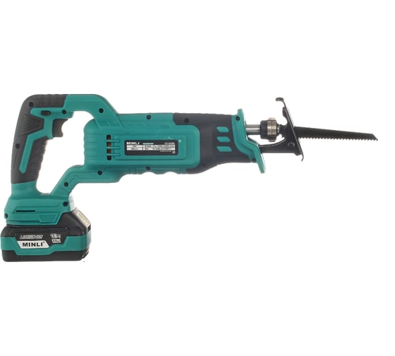 Аккумуляторная сабельная пила MINLI 55mm Li-ion 18Vx2 DC302BL-4.0A