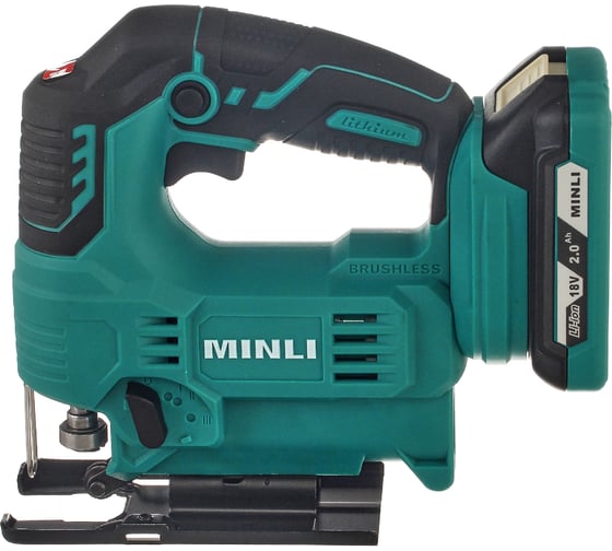 Аккумуляторный бесщеточная лобзиковая пила MINLI 65mm Li-ion 18Vx2 DC303-2.0A