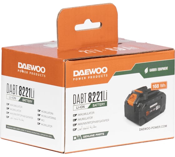 Батарея аккумуляторная DAEWOO DABT 8221Li