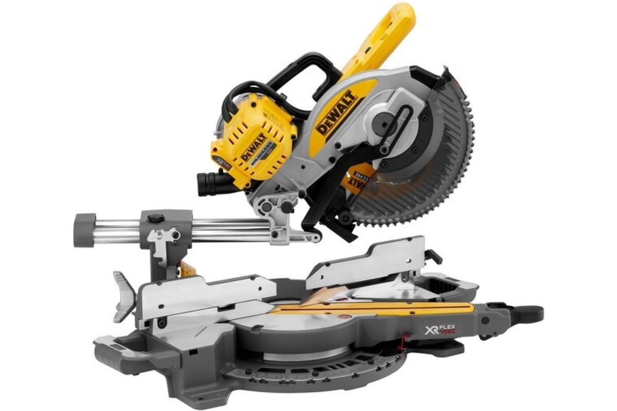 Бесщеточная торцовочная пила DEWALT 54 В XR FLEXVOLT DCS727N-XJ .