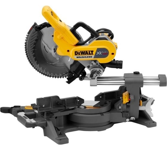 Бесщеточная торцовочная пила DEWALT 54 В XR FLEXVOLT DCS727N-XJ