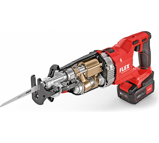 Аккумуляторная сабельная пила с маятниковым ходом FLEX RSP DW 18.0-EC/5.0 Set 469084
