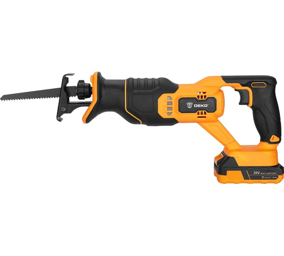 Аккумуляторная сабельная пила DEKO DKRS20 20 В, 1х2.0 Ач 063-4206