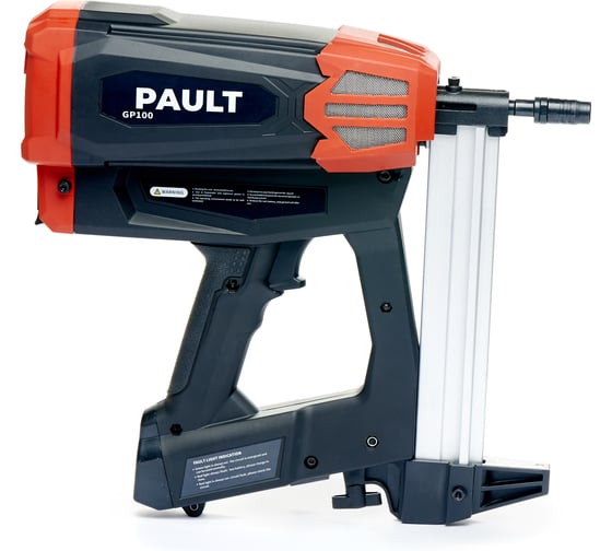 Газовый монтажный пистолет по бетону PAULT GP100 обойма на 30 гвоздей PGP100