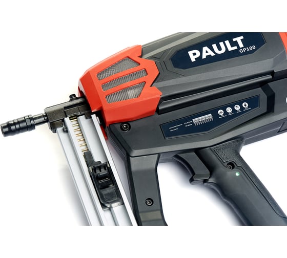 Газовый монтажный пистолет по бетону PAULT GP100 обойма на 30 гвоздей PGP100
