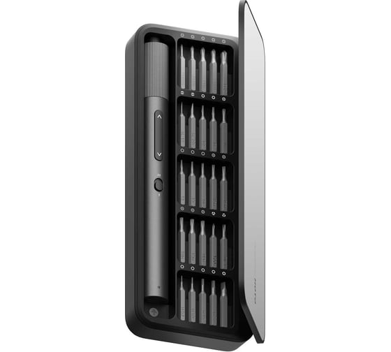 Аккумуляторная отвёртка с набором бит HOTO Precision Screwdriver ADV (серый, QWLSA001) HFE0013GL