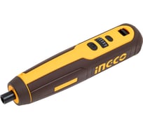 Аккумуляторная отвертка INGCO SUPER 4В, 5Hm, 1/4, CSDLI04062