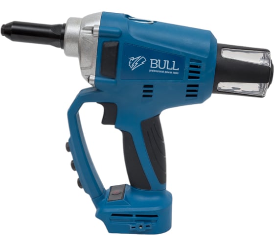 Аккумумуляторный заклепочный пистолет BULL CRG 1018 XLTpro SOLO, бесщеточный, 25 мм, 10000 Н 1304593