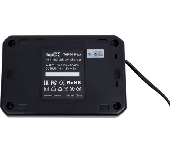 Зарядное устройство для аккумуляторов Makita DC18WA 196645-1 14.4V-18V TopOn TOP-DC18WA