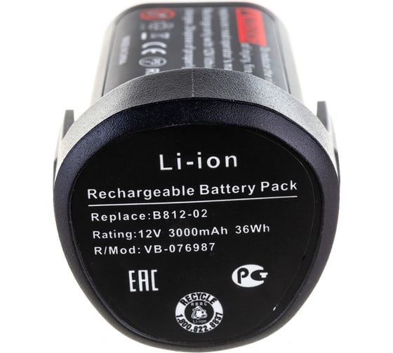 Аккумулятор (3.0 Ач; 12 В; Li-Ion) для Bosch Professional GBA OEM 076987