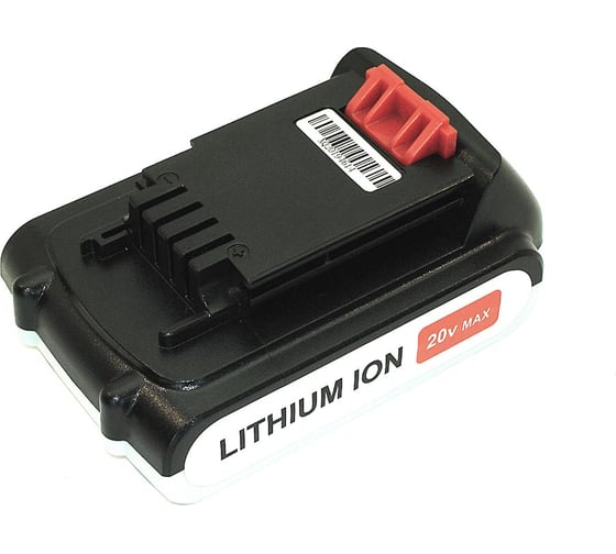 Аккумулятор (20 В; 2.0 Ач; Li-Ion) для Black & Decker OEM 074715 1