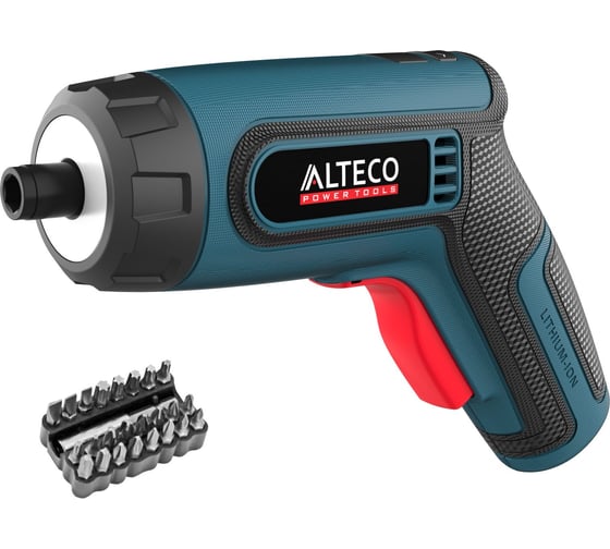 Аккумуляторная отвёртка угловая ALTECO CSD 4V 67506 1