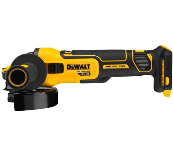Аккумуляторная угловая шлифмашина DEWALT DCG409T1, 18/54 В, 125 мм, 9000 об/мин, с АКБ 6 Ач и ЗУ, в кейсе TSTAK DCG409T1-QW