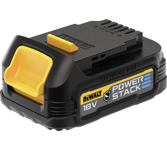 Аккумулятор Dewalt POWERSTACK , маслостойкий, Li-Ion, 18 В, 1.7 Ач DCBP034G DCBP034G-XJ 1