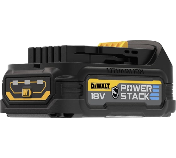 Аккумулятор Dewalt POWERSTACK , маслостойкий, Li-Ion, 18 В, 1.7 Ач DCBP034G DCBP034G-XJ