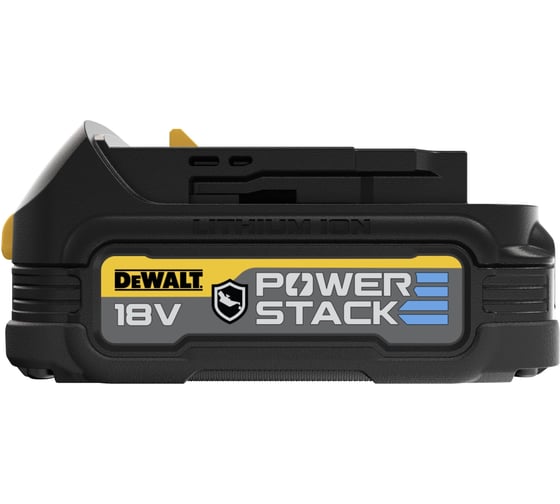 Аккумулятор Dewalt POWERSTACK , маслостойкий, Li-Ion, 18 В, 1.7 Ач DCBP034G DCBP034G-XJ
