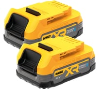 Аккумулятор Dewalt POWERSTACK, Li-Ion, 18 В, 1.7 Ач, 2 шт DCBP034E2