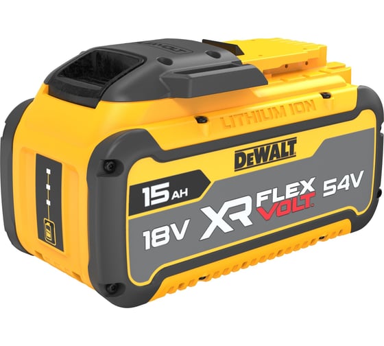 Аккумулятор Dewalt DCB549, Li-Ion, 18 В, 15 Ач, 1 шт DCB549-XJ