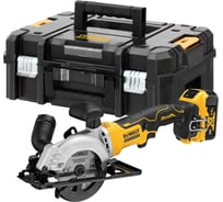 Аккумуляторная дисковая пила Dewalt DCS571P2, 18 В, 115 мм, 4400 об/мин, с 2 АКБ 5 Ач и ЗУ, в кейсе TSTAK DCS571P2-QW