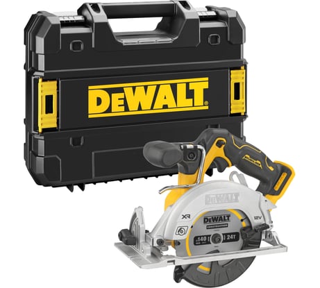 Аккумуляторная дисковая пила Dewalt DCS512NT, 12 В, 140 мм, 3600 об/мин, без АКБ и ЗУ, в кейсе TSTAK DCS512NT-XJ