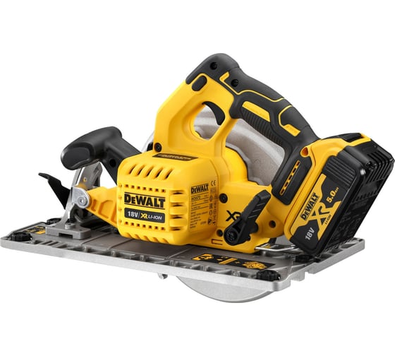 Аккумуляторная дисковая пила Dewalt 18 В, 184 мм, 5800 об/мин, без АКБ и ЗУ, в кейсе TSTAK DCS572NT DCS572NT-XJ