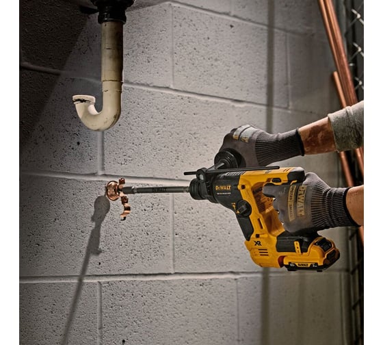 Аккумуляторный перфоратор DEWALT DCH072NT, 12 В, 1.2 Дж, 4280 уд/мин, без АКБ и ЗУ, в кейсе DCH072NT-QW