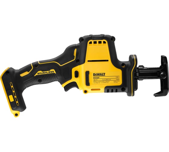 Аккумуляторная сабельная пила Dewalt DCS369NT, 18 В, 2800 ход/мин, 16 мм, без АКБ и ЗУ, в кейсе TSTAK DCS369NT-XJ