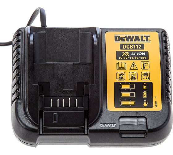 Зарядное устройство DEWALT 12/14.4/18 В, 2 А DCB112