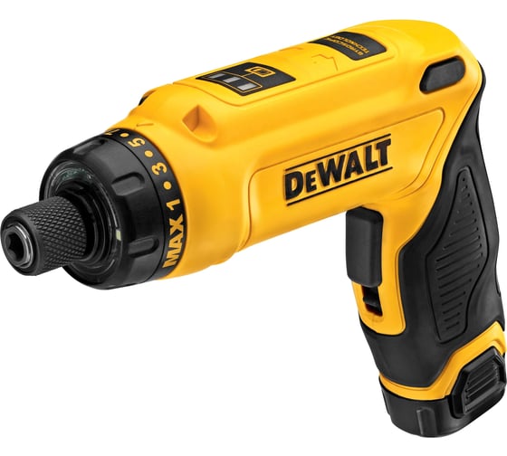 Аккумуляторная отвертка Dewalt DCF680G2, 7.2 В, 430 об/мин, с 2 АКБ 1 Ач и ЗУ, в сумке DCF680G2-QW