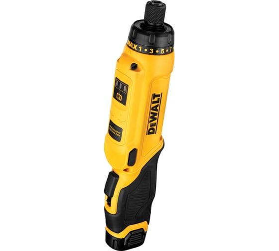 Аккумуляторная отвертка Dewalt DCF680G2, 7.2 В, 430 об/мин, с 2 АКБ 1 Ач и ЗУ, в сумке DCF680G2-QW