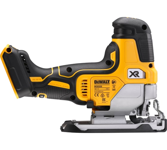 Аккумуляторный лобзик DEWALT DCS335NT, 18 В, 3200 ход/мин, 26 мм, без АКБ и ЗУ, в кейсе TSTAK DCS335NT-XJ