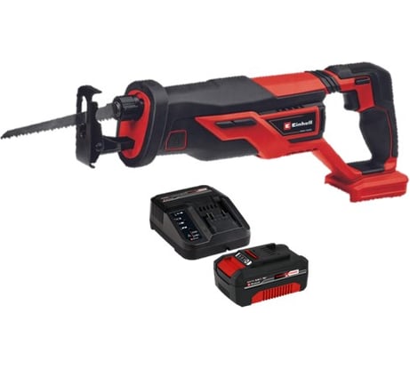 Пила сабельная аккумуляторная Einhell PXC TE-AP 18/26 Li, 18 В, ход 26 мм, 0-2600 мин, Quck + 1 акк. 4 Ач + ЗУ 3 А 4326290SET