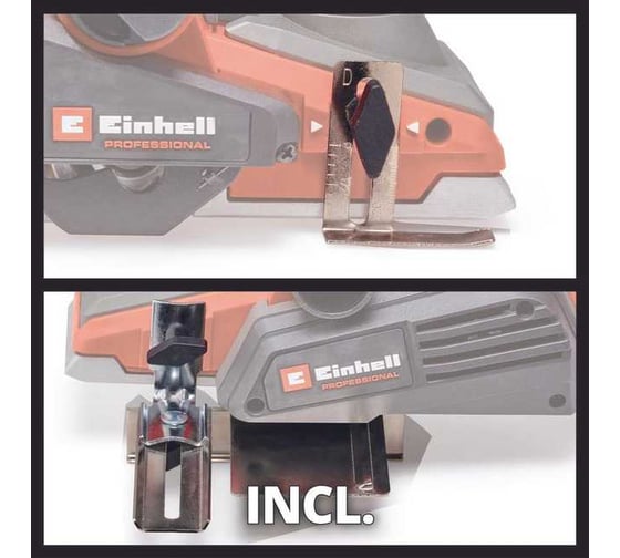 Рубанок аккумуляторный Einhell PXC TP-PL 18/3 Li BL, 18 В, 82 мм, 0-3 мм + 1 акк. 4 Ач + ЗУ 3 А 4345405SET