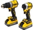 Набор аккумуляторный Dewalt DCK2050H2T, 18 В: дрель-шуруповерт DCD805 + шуруповерт DCF850, с 2 АКБ 5 Ач и ЗУ, в кейсе TSTAK DCK2050H2T-QW 6