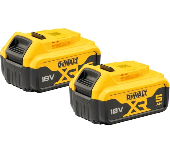 Аккумулятор Dewalt DCB184P2, Li-Ion, 18 В, 5 Ач, 2 шт. DCB184P2-XJ 1