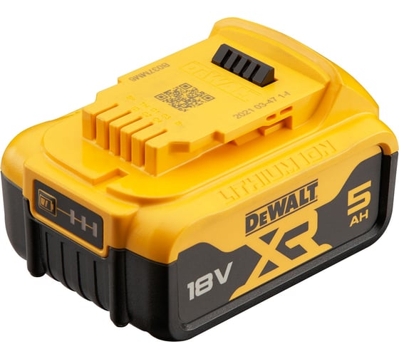 Аккумулятор Dewalt DCB184P2, Li-Ion, 18 В, 5 Ач, 2 шт. DCB184P2-XJ