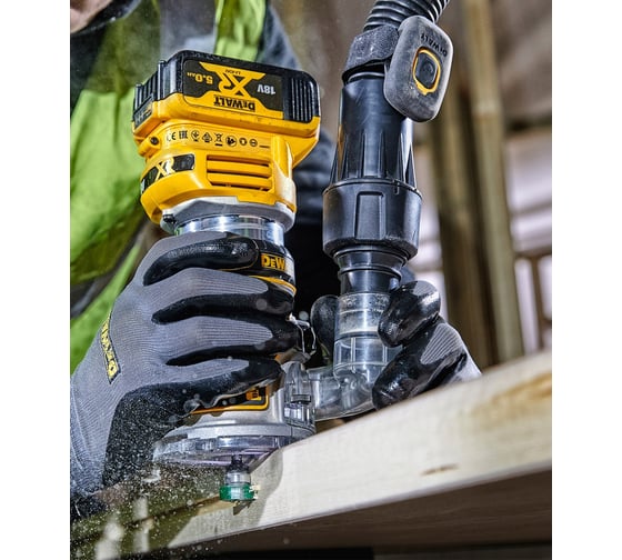 Аккумуляторный кромочный фрезер Dewalt DCW600N, 18В, без аккумулятора и ЗУ DCW600N-XJ