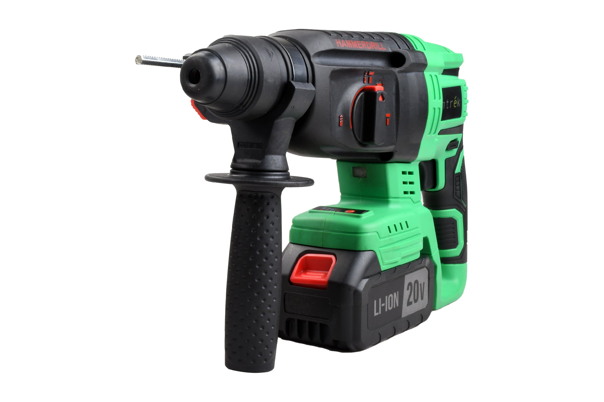 Перфоратор аккумуляторный бесщеточный Zitrek Destroyer Pro (20В, Li-Ion аккумулятор 4 Ач - 2шт, ЗУ, кейс) 063-4063 — фото 3